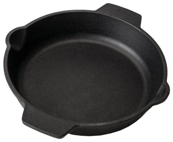 Grillfürst Gusseisenpfanne mit 2 Griffen Ø 25 cm