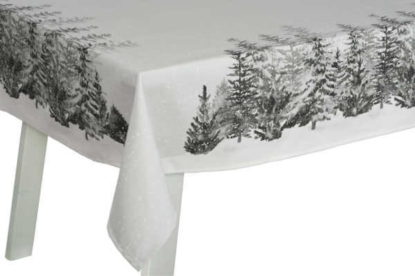 Pichler Tischdecke 130x130 cm Foret grey 100% CO