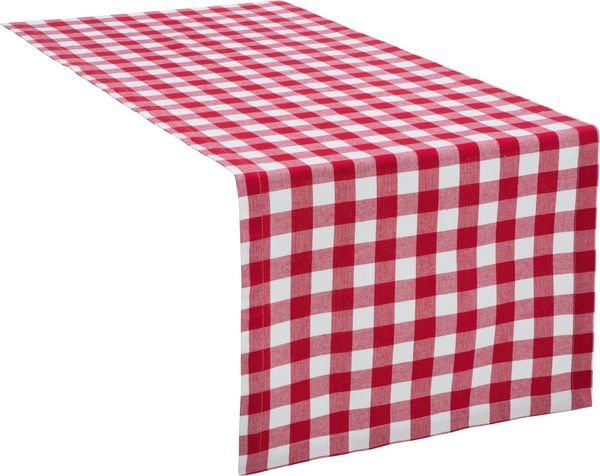 REDBEST Tischdecke Tischläufer "Nashville", Baumwolle Karo
