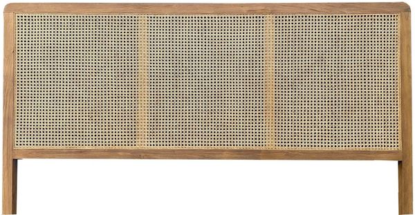 Bett-Kopfteil Romanteaka 200 x 4 x 120 cm Rattan, Teak