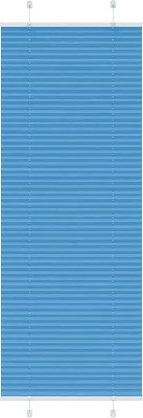 vidaXL Plissee Blau 75x200 cm Stoffbreite 74,4 cm Polyester 4015206