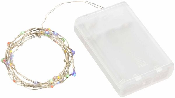 2x 30er LED Lichterkette Batteriekette Party Wasser Beleuchtung Deko Licht bunt
