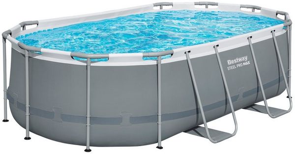 Bestway Framepool Steel Pro MAX (Packung, ohne Zubehör), 427 x 250 x 100 cm
