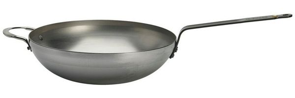 de Buyer Bratpfanne DE BUYER Wokpfanne konisch, Höhe: 165 mm, Länge: 618 mm, ø: 323 mm, (Pfanne, Bratpfanne), Pfanne, Bratpfanne