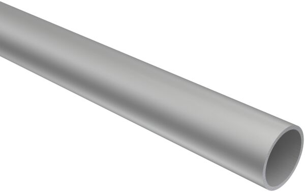 Rundrohr 180 cm, 16 mm Ø Silbergrau