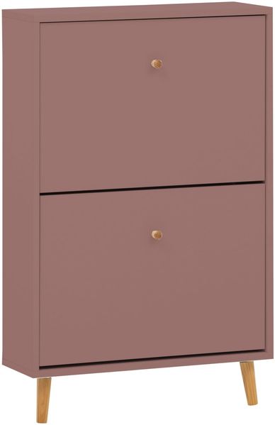 Schildmeyer Bjarne Schuhschrank 160906, Mauve, 59,8 x 19,5 x 92,2 cm, platzsparend durch geringe Tiefe