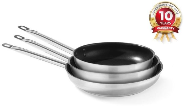 HENDI Bratpfanne, antihaftbeschichtet - ohne Deckel, Profi Line, ⌀320x(H)55mm