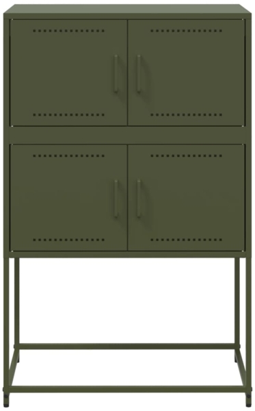 vidaXL Sideboard Olivgrün 68,5x38,5x107 cm Stahl 846486 Bild 5