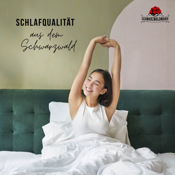 Schwarzwaldmarie Luise – 7-Zonen-Boxspringmatratze mit Wendefunktion und Komforthöhe, Größe: 90 x 190 cm, Härtegrad: Mittelfest / Fest (H3/H4) Bild 10