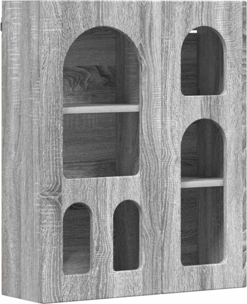 vidaXL Hängeschrank Graues Sonoma 59 x 20 x 71,5 cm Holzwerkstoff 891360