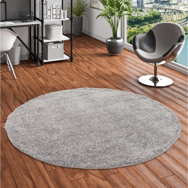 Pergamon Hochflor-Teppich Hochflor Langflor Teppich Aloha Rund, Rund, Höhe: 40 mm