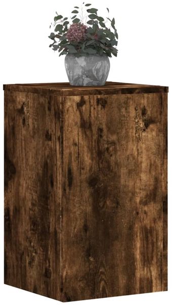 vidaXL Pflanzenständer 2 Stk. Räuchereiche 30x30x50 cm Holzwerkstoff 852919 Bild 8