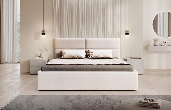 Compleo Polsterbett mit Bettkasten, 90/120/140/160/180 CONFS Modern design