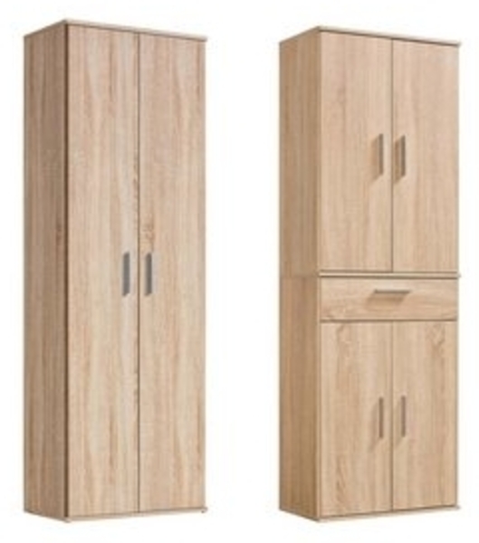 mokebo® Mehrzweckschrank Set 2-teilig 'Die Allzweckwaffe', Schrank-Set mit Mehrzweckschrank & Aktenschrank in Sonoma Eiche BZW. Braun, auch als Moderne Wohnwand Bild 6