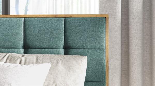 Boxspringbett Schlafzimmerbett MARCOS 200x220cm Stoff Beige inkl. Bettkasten Bild 2