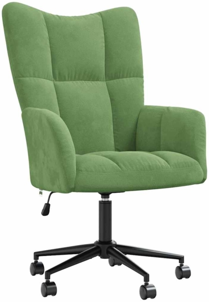 vidaXL Relaxsessel Hellgrün Samt [328175]