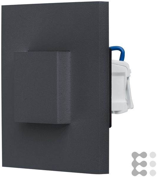 EVN LED-Wandeinbauleuchte 3000K IP44 anth LQ41802AD