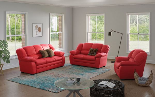 COTTA Polstergarnitur Casino, Sofa Set, 3-2-1 Sitzer, Wohnzimmer Garnitur, (Set, 3-tlg), Sessel, 2-Sitzer, 2,5-Sitzer, hohe Rückenlehne