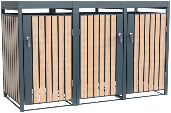 Westmann Metall Mülltonnenbox Planta | 3x240 L |