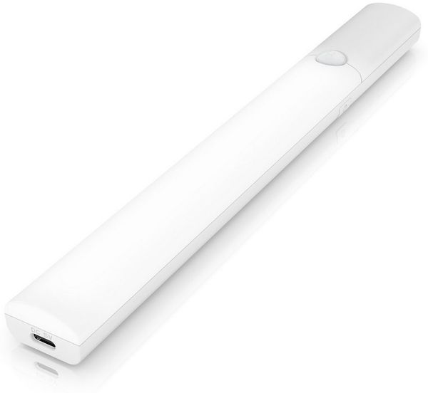 BEARWARE Unterschrankleuchte Schranklicht mit Bewegungsmelder, Akku, 3 Lichtfarben, dimmbar, Bewegungsmelder (PIR), Lichtsensor, Dimmfunktion (10–100), Memory-Funktion, Dauerlicht (30 Min), Auto-Modus, LED fest integriert, Warmweiß, Neutralweiß, Kaltwe...