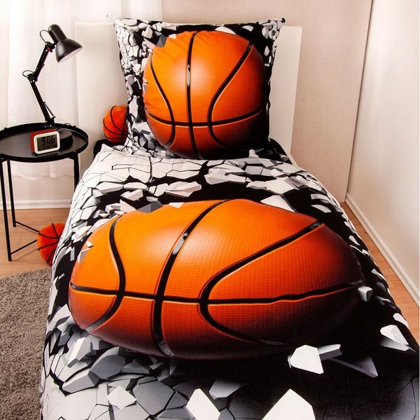 Herding Young Collection Bettwäsche Young Collection Basektball, Renforcé, 2 teilig