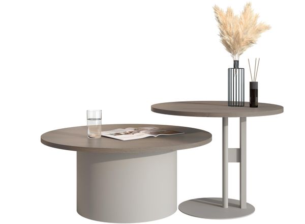 Couchtische Murno (Farbe: Cashmere / Cremona Cannolo)