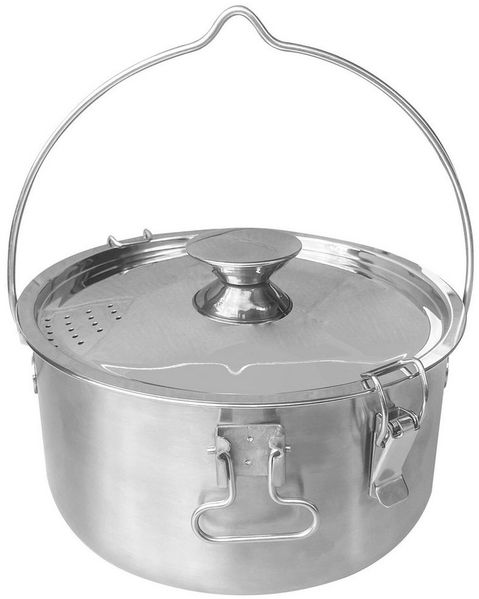 Origin Outdoors Kochtopf Origin Outdoors Multitopf 4 in 1 – Edelstahl Camping-Kochtopf