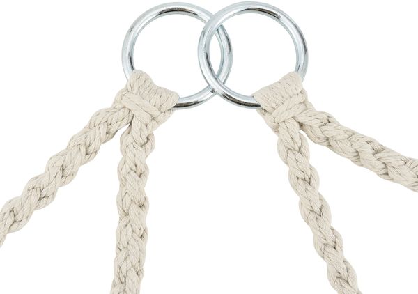 casa.pro 'Kailua' Hängesessel, mit Kissen, creme, für Indoor & Outdoor, bis 150 kg belastbar Bild 3