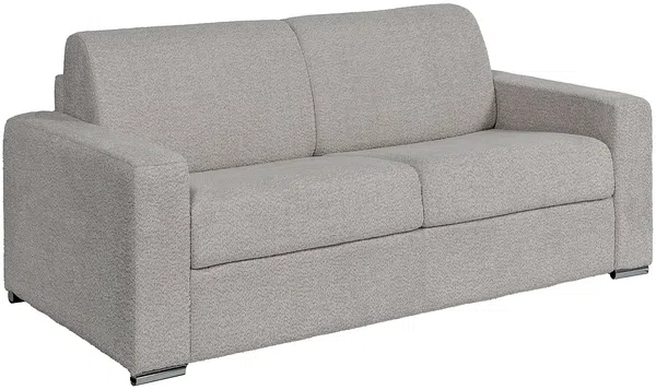 Vente-unique - CALITO Sofa Stoff Grau - B 223 cm95 cm x H 85 cm x L 194 cm Bild 2