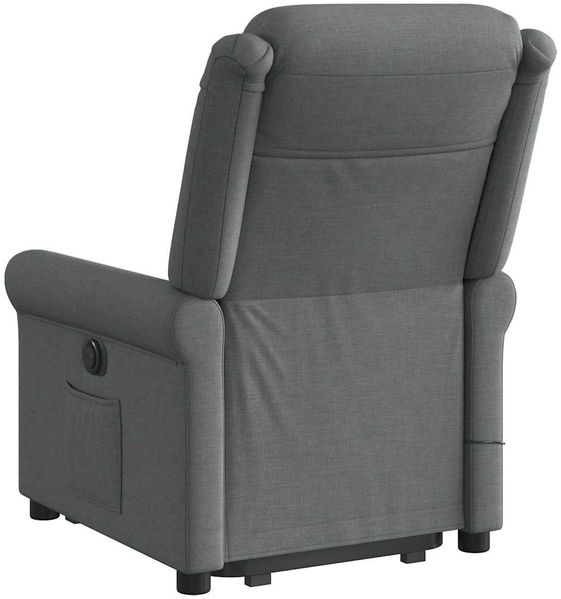 vidaXL Massagesessel mit Aufstehhilfe Dunkelgrau Stoff 3303325 Bild 7