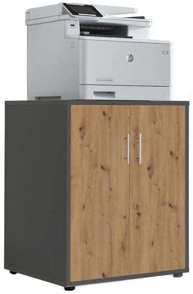 moebel-dich-auf Aktenschrank Druckerkommode TABOR (ideal für Drucker, 2-türig) 74 cm hoch, Ablagefläche: 54 x 50 cm
