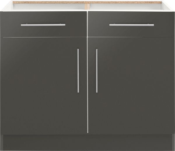wiho Küchen Unterschrank Cali 100 cm breit, ohne Arbeitsplatte