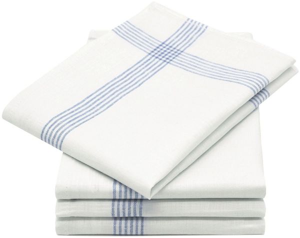 ZOLLNER Geschirrtuch, (Spar-Set, 4-tlg), 50 x 70 cm, 100% Leinen, vom Hotelwäschespezialisten
