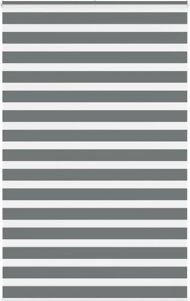 vidaXL Doppelrollo Dunkelgrau 150x230 cm Stoffbreite 145,9 cm Polyester 4014193