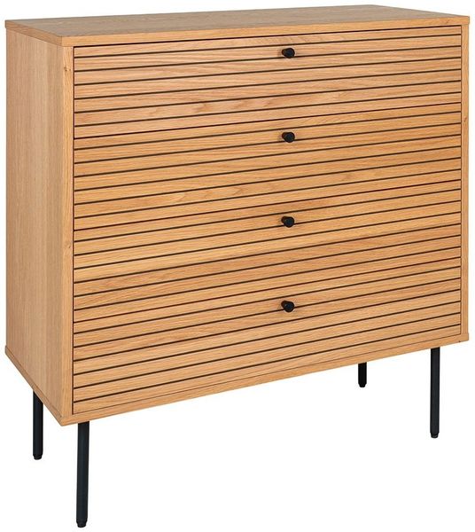 Kommode Nilla / Kyoto, Holzwerkstoff, Holzfarben, 80 x 85 x 40 cm