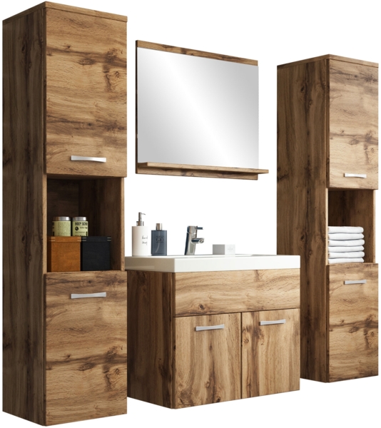 Badmöbel-Set Montreal XL (Farbe: Wotan)