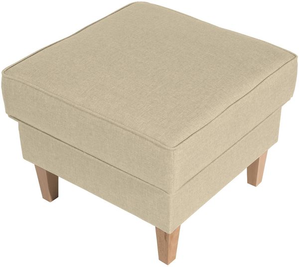 Hocker Karlen Bezug Flachgewebe Buche natur / beige 22022