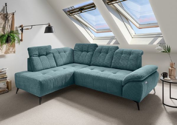 Fiore - Ecksofa mit elektrischem Sitzvorschub