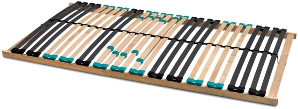 Coemo 7-Zonen Lattenrost DRÖMSON 80x200 cm 28 Federleisten starr Selbstmontage
