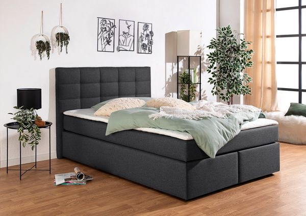 Home affaire Boxbett Ovalo auch in Überlänge erhältlich, wahlweise mit Bettkasten, in H2, H3 & H4 erhältlich