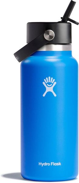 Hydro Flask Trinkflasche 32 OZ Wide Flex Straw Cap, 946 ml, geeignet für alle Wide Mouth Kappen und Deckel