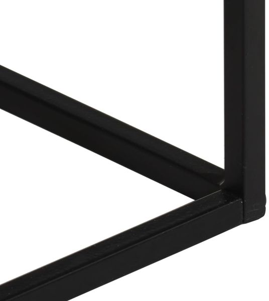vidaXL Konsolentisch 110x30x75 cm Raues Massivholz Mango und Eisen 376066 Bild 6