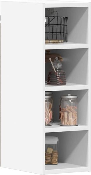 vidaXL Hängeschrank Riga Weiß 20x29,5x60 cm Holzwerkstoff 854157