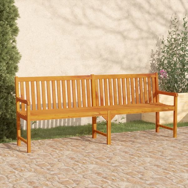 vidaXL Gartenbänke 1-Sitzanzahl 219 x 55,5 x 90 cm Massivholz Akazie 316613