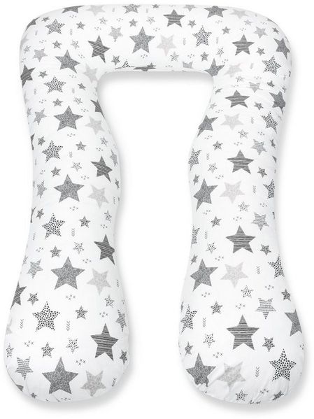 Amilian Stillkissen 330 cm - Seitenschläferkissen, Schwangerschaftskissen, Lagerungskissen, Stillkissen XXL - Stillkissen Seitenschläferkissen - Amilian Stillkissen, mit abnehmbaren Bezug, Stillkissen mit Füllung