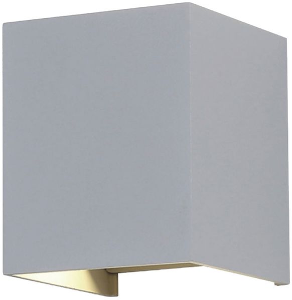 LED Wandleuchte, Up & Down, Lichtkegel einstellbar, L 10 cm