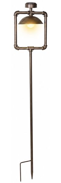 LED Solar Steckleuchte in schwarz, Höhe 158 cm, GWENDOLINE