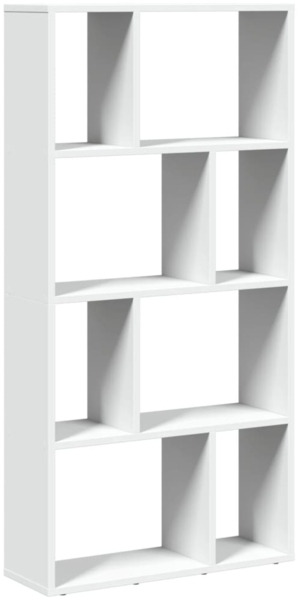 vidaXL Bücherregal Weiß 60x20x120 cm Holzwerkstoff 858147