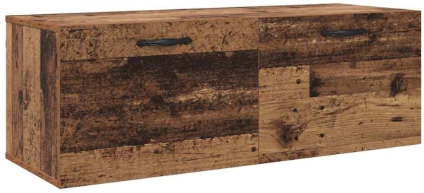 vidaXL Wandschrank Altholz 100 x 36,5 x 35 cm Holzwerkstoff 879567
