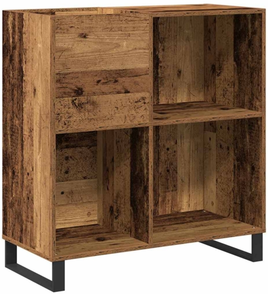 vidaXL Schallplattenschrank mit Regal Artisan-Eiche 85 x 38 x 89 cm 862915